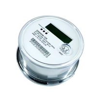 Meter Energi ZHONGYI Single-Phase FM12S Tampilan Analog Digital Soket ANSI Komunikasi LoRaWAN Output 120V/208V/240V 0.5/1