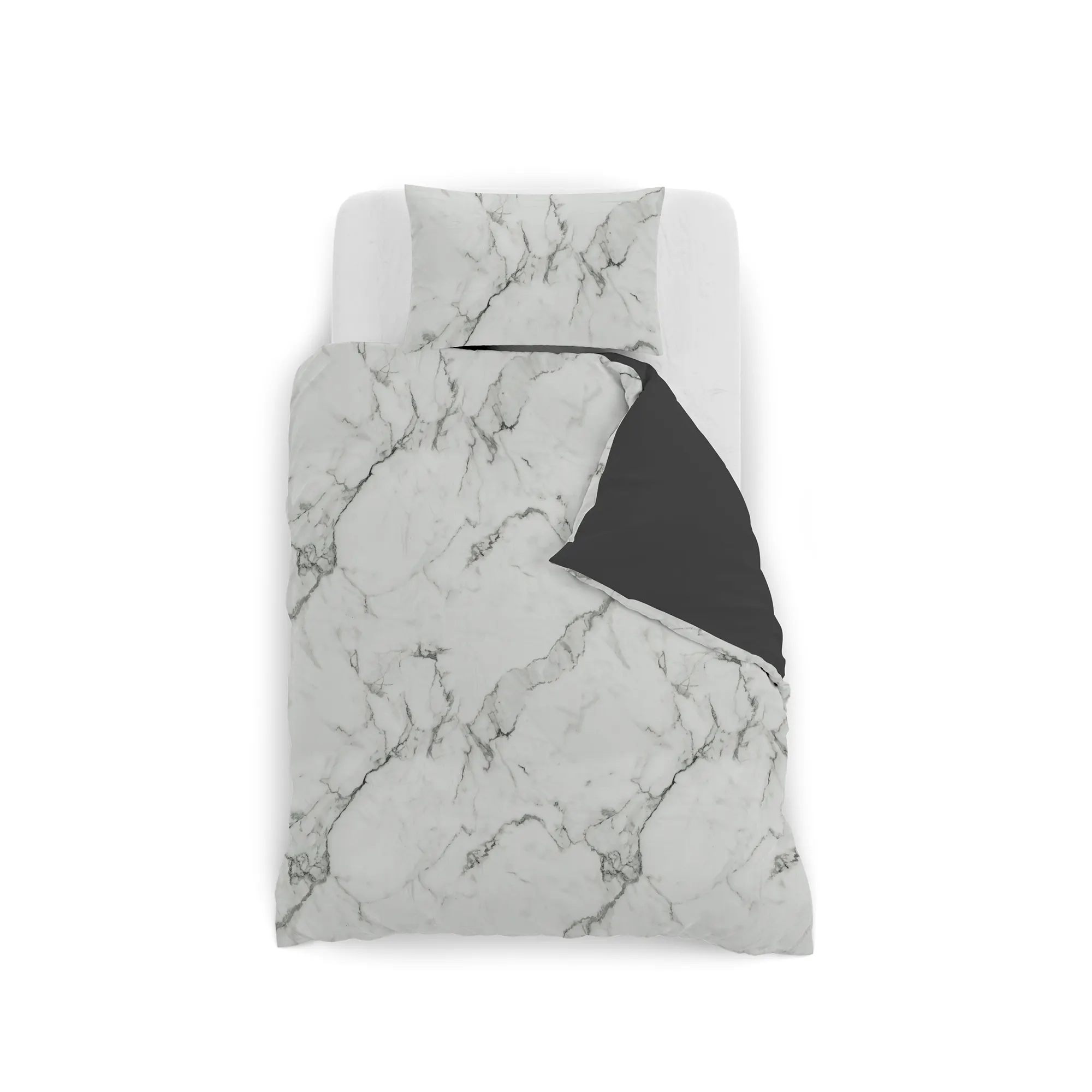 duvet cover set with duvet cover and pillowcase small double marble