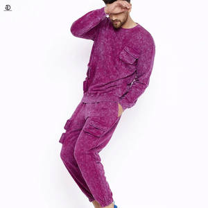 Trajes de chándal XXL para hombre de alta calidad hechos en fábrica, ropa deportiva de invierno impresa con logotipo personalizado hecha de forro polar en stock al por mayor - Product Image 4