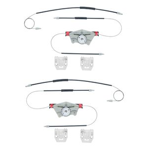 Kit de Reparación de Vidrio de Puerta Delantera - Derecha-Izquierda-SET para Skoda Fabia - Product Image 1