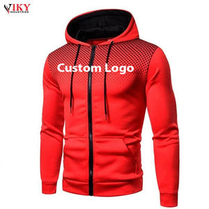 Sudadera con capucha y cremallera de forro polar suave y grueso para hombre, básica y lisa, de VIKY INDUSTRIES - Product Image 6