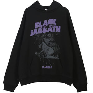 Sweat à capuche zippé pour homme, sérigraphié, effet vieilli, teint uni, style Y2K, coupe courte, épais, oversize, en coton biologique, vente en gros - Product Image 1