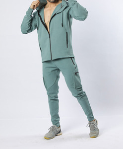 New Look Zipper Sportswear Gym Fitness Training Tracksuits Men Two Piece Set New Style Casual Men Tracksuits - Product Image 6
