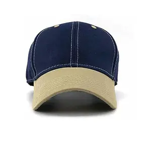 قبعات بيسبول أنيقة مخصصة من قماش الكانفا 100% مرتفعة الطلب قبعات رياضية بيضاء وبقبعات بيسبول مطرزة بشعار