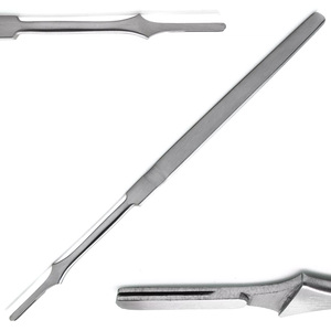 10 Mango de bisturí No. 7 Dental Quirúrgico Acero Inoxidable Nuevos Instrumentos Premium - Product Image 4