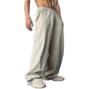 High Quality Wholesale Custom Logo Polyester Stripped Contrast Piping Straight Leg Baggy Athleisure <b>Track</b> <b>Pant</b> for Men Women - Product Image 6