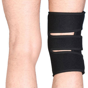 Manchons de genou en nylon spandex 7 mm réglables et durables pour la musculation, compression, genouillère de soutien pour la musculation, attelle de coude - Product Image 3