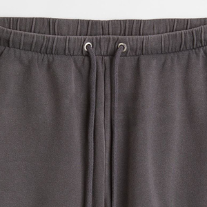 Pantalones cortos de pierna ancha informales de talla grande de algodón 100% de cintura alta para mujer, ropa de calle de verano transpirable, logotipo personalizado, cordón, nuevo diseño - Product Image 2