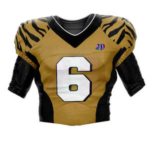 Conjunto de Uniforme de Fútbol Americano con Manga Corta, Material de Poliéster y Spandex de Alta Elasticidad para Entrenamiento, Competencia y Eventos de Equipo - Product Image 5