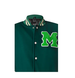 Chaqueta Universitaria de Lona Personalizada de Alta Calidad para Hombre, Nueva Llegada, Chaqueta Universitaria de Béisbol con Forro Polar y Diseño Único - Product Image 4