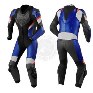 Combinaison de course moto en cuir personnalisée de haute qualité, respirante, coupe-vent, unisexe adulte - Product Image 4