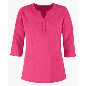 Conjunto de Uniforme Médico Ligero y Duradero de Dos Piezas para Mujer, Blusa de Cuello Redondo y Pantalones, Uniforme de Trabajo para Doctoras, Enfermeras y Veterinarias, Conjunto de Uniforme Personalizado - Product Image 4