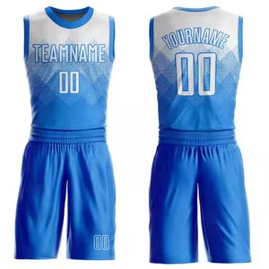 Vente en gros uniforme de basket-ball réversible unisexe à séchage rapide pas cher uniforme de basket-ball personnalisé pour jeunes pas cher - Product Image 1