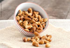 Anacardos tostados con miel de primera calidad, tarro de plástico de embalaje de sabor dulce de 400g para venta al por menor en supermercado origen Vietnam - Product Image 2