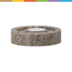 Porte-bougie votif en marbre, grand support rond en pierre pour bougie chauffe-plat, décoration artistique minimaliste pour la maison et le bureau - Product Image 3