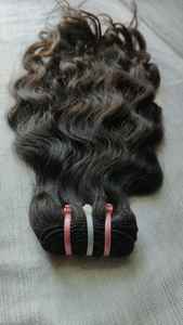 Proveedor superior Paquete de cabello Remy indio de alta calidad Cabello crudo Virgen sin procesar Onda de agua suelta profunda Cabello de alineación de cutícula suave - Product Image 4