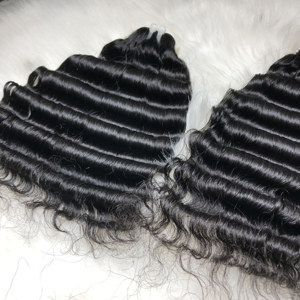 Venta al por mayor 13x4 HD encaje Frontal 150% densidad cabello humano virgen encaje suizo 10A extensión de cabello crudo Color Natural - Product Image 5