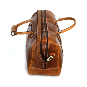 Sac de voyage de haute qualité en cuir vintage, taille cabine, unisexe, en vente - Product Image 1