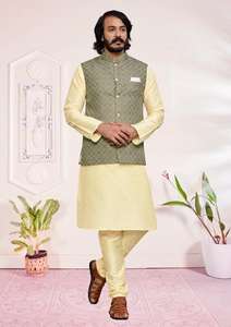 Nouveau Koti Kurta imprimé indien exclusif et exportation de pyjama par Maruti Fashion - Product Image 6