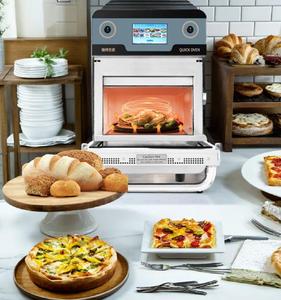 RM Mini cocina Confitería desayuno horneado electrónico pequeña panadería aire caliente convector eléctrico impacto horno de velocidad sin ventilación - Product Image 1