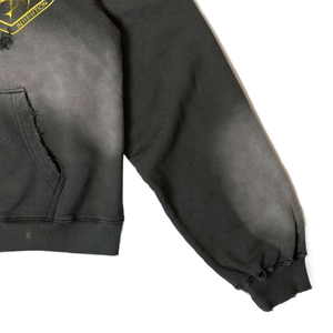 Pantalon à capuche avec fermeture éclair délavée à l'acide unisexe pour hommes survêtements d'extérieur en coton respirant Street Wear Distressed Sun Fade Sweat Suits - Product Image 3