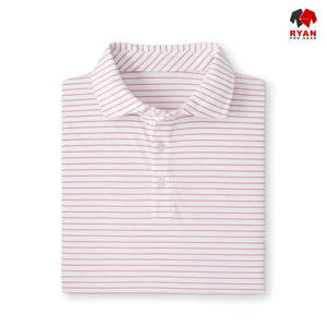 RYAN PRO GEAR Custom Men's Polo Shirts Front Customized Logo Anti-Wrinkle Knitted <b>Viscose</b>/<b>Polyester</b> <b>Fabric</b> OEM Service - Product Image 2