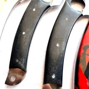 Juego de 7 piezas Mini 11 \ "Cuchillo de Chef de cocina de acero inoxidable hecho a mano de alta calidad hecho en fábrica OEM precio al por mayor bajo costo - Product Image 4