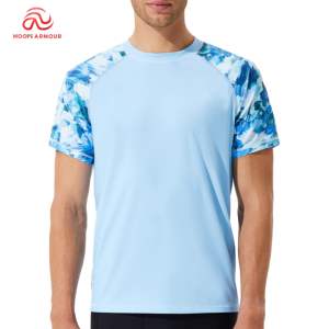 La mejor calidad Plain Mma Rash Guard manga corta Rush Guard para hombres Rash Guards invierno elegante personalizado en blanco de alta calidad Mma - Product Image 1