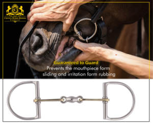 Bocado de Oreja Completa para Caballo, de Cobre y Acero Inoxidable, Cómodo, con Diseño de Carreras, para Equitación, con Logotipo Personalizado - Product Image 2