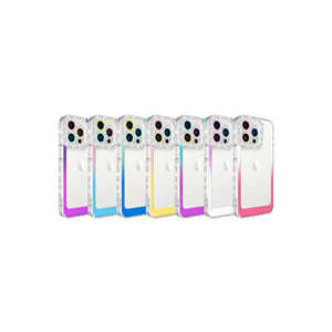 Funda Protectora de Silicona Netzy LSFA para iPhone 13 Pro Max, Color Degradado Brillante - Blanco/Rosa, Embalaje Minorista Incluido - Product Image 2