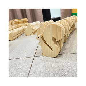 Jouet animal en bois massif en bois d'hévéa avec finition lisse pour jeux d'empilage et apprentissage préscolaire, fabriqué artisanalement au Vietnam - Product Image 4