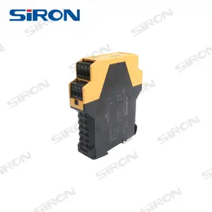 SiRON Y80 IP40 4 contacts din rail safety relay module for emergency stop