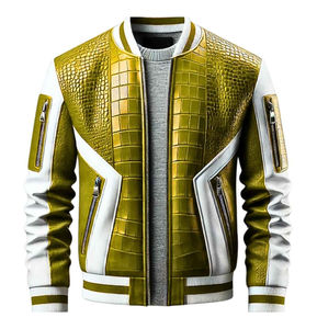 Chaqueta de cuero genuino para motocicleta, solapa privada, ocio, primera capa, piel de vaca, chaqueta de moto para hombre - Product Image 3