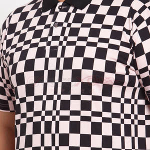 Camiseta Polo de gran tamaño para hombre con hombros caídos y Cuello clásico para un aspecto relajado de todos los días, camiseta Polo de calle de gran tamaño para hombre - Product Image 5