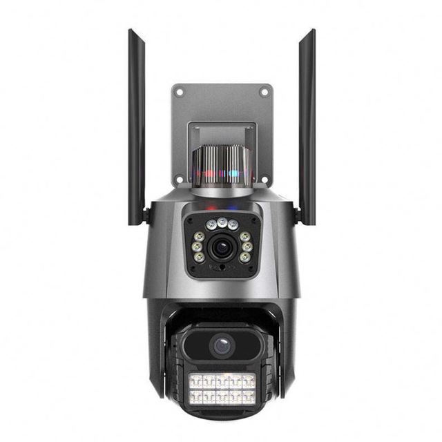 16MP 8K Wireless IP Camera Home Surveillance with 3 Screens PTZ 10X Zoom Two-Way Audio & Color Night Vision for Outdoor Use