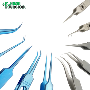 Nuevo Juego de Pinzas para Extensión de Pestañas de Acero Inoxidable de Hasni Surgical - Product Image 1
