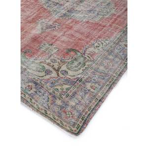 Alfombras de Lana Anudadas a Mano de Color Rojo Anaranjado Vintage, con Motivos Rectangulares Abstractos, para Sala de Estar, Pasillo, Nuevo Modelo-Pae-2382 - Product Image 2