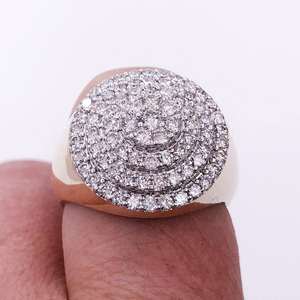 Luxury Design Superior Cut <b>Diamond</b> Handmade <b>Diamond</b> <b>Ring</b> with Fine Handcrafted Details for High End Jewelry Market from India - Product Image 1