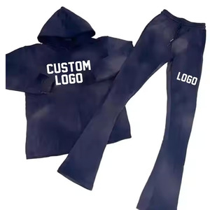 Nouvel ensemble de jogging décontracté deux pièces pour homme 2025 – Survêtement de sport de haute qualité avec pantalon droit taille mi-haute et sweat à capuche - Product Image 1