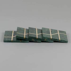 Dessous de verre en pierre de conception classique de qualité supérieure Accessoires de table de meilleure qualité pour l'utilisation de la cuisine et de la décoration intérieure - Product Image 5