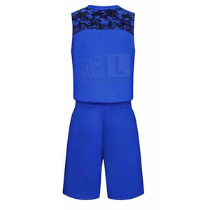 Color personalizado nuevo estilo 100% poliéster hecho uniforme de baloncesto de la mejor calidad - Product Image 2