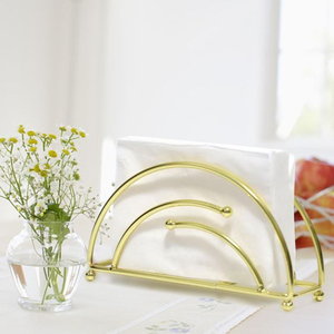 Nouvel arrivage Décor de table élégant Porte-serviettes Fer Rangement des mouchoirs Décor floral Porte-mouchoirs pour la maison Organisateur de bureau - Product Image 4