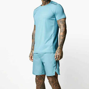 2025 hommes haute rue Shorts de sport nouvelle mode été couleurs unies bloc personnalisé coupe ample un sur trois Polyester court homme - Product Image 2