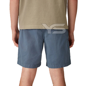 Pantalones Cortos Deportivos de Algodón para Hombre, Diseño Moderno con Patrón Sólido, Transpirables, de Secado Rápido, Cómodos, Estilo Casual Activo - Product Image 2