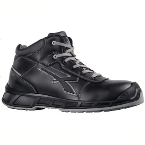 Professional Safety Shoes for Men Size 42 Black-Grey S3S CI FO SR ESD by Gaynor - Product Image 2