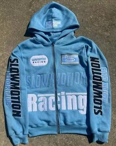 Sweat à capuche avec fermeture éclair imprimé en usine prix bon marché sweats à capuche pour hommes dernier modèle personnalisé fabriqué directement en usine - Product Image 3