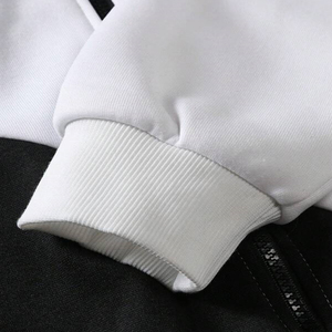 Derniers modèles de sweatshirts à capuche pour hommes fabricant de vêtements personnalisé hauts à la mode d'hiver pull épais polaire sweats à capuche pour hommes - Product Image 4