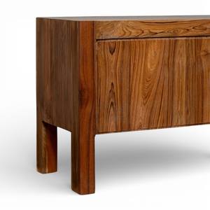 Custom Midcentury Modern <b>Long</b> 4-Door Solid Teak Wood <b>TV</b> <b>Stand</b> 72" Media Console 65" <b>TVs</b> Living Room Bedroom Furniture - Product Image 5