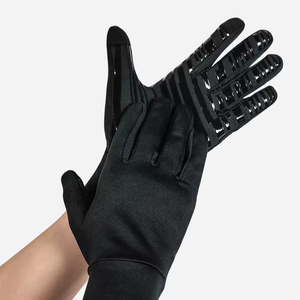 Gants de cyclisme unisexes à doigts hauts avec logo personnalisé vente en gros de gants de vélo de course compatibles avec écran tactile et impression chaude pour hommes - Product Image 3