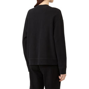 <b>Top</b> Trending Premium Cotton Loopback Relaxed Sweatshirt Custom <b>Women's</b> Soft Casual Pullover Front Logo Winter Autumn Spring - Product Image 2